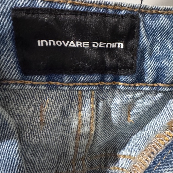 🆕Innovare Denim Kimber Denim Skirt Jeans / Skirt Attached to Jeans Size Large - Picture 6 of 7